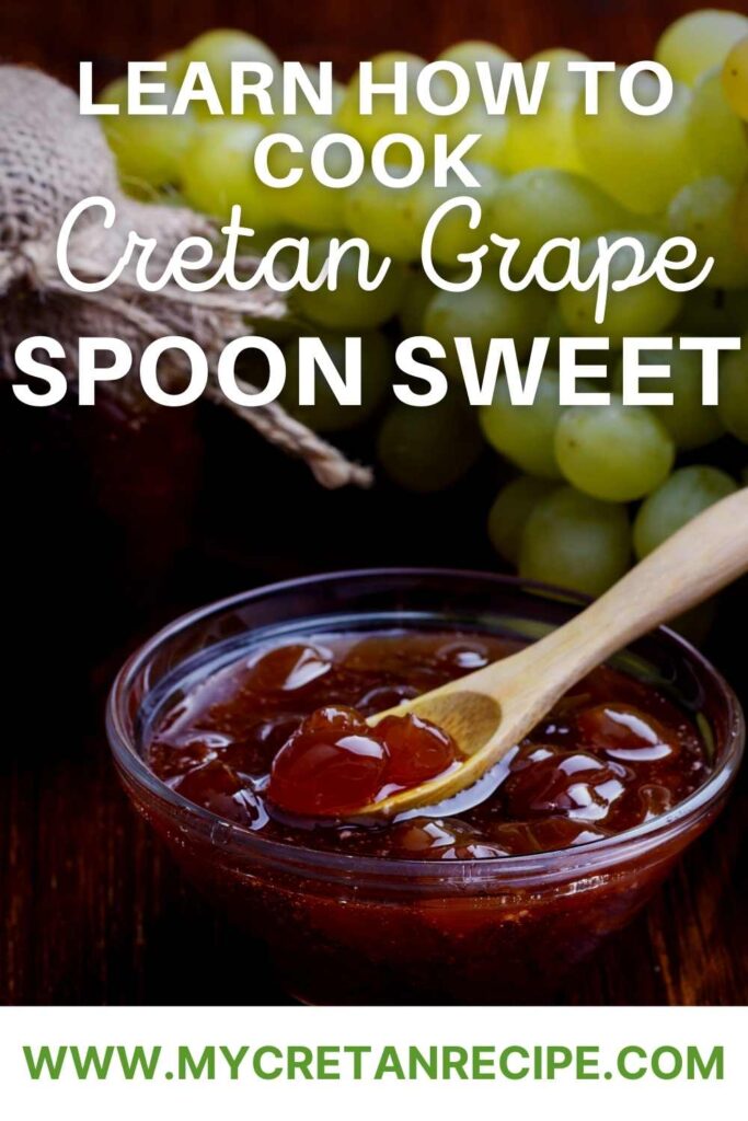 Exquisite Cretan Grape Spoon Sweet