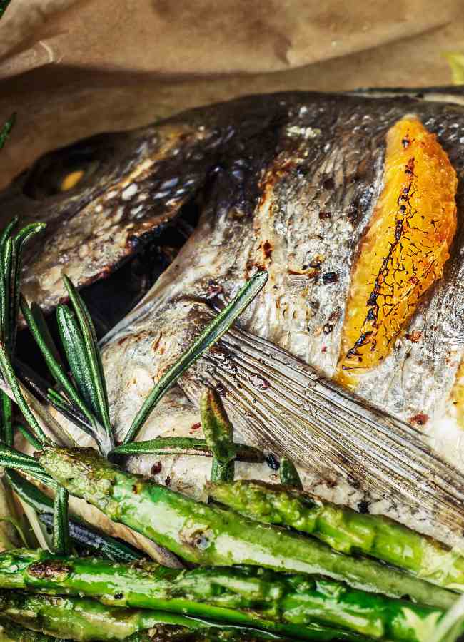 baked seabass