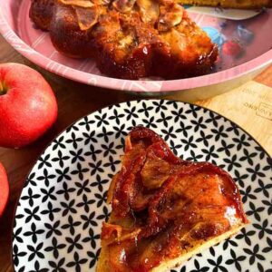 UPSIDE DOWN APPLE CAKE recipe