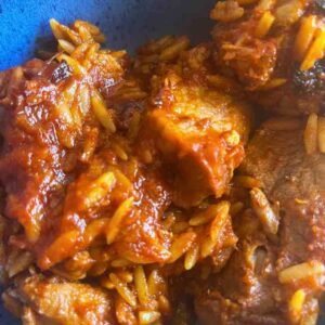 Pork Giuvetsi Recipe ' Giouvetsi with pork