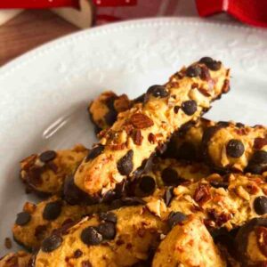 chocolate almond cretan cookies for christmas